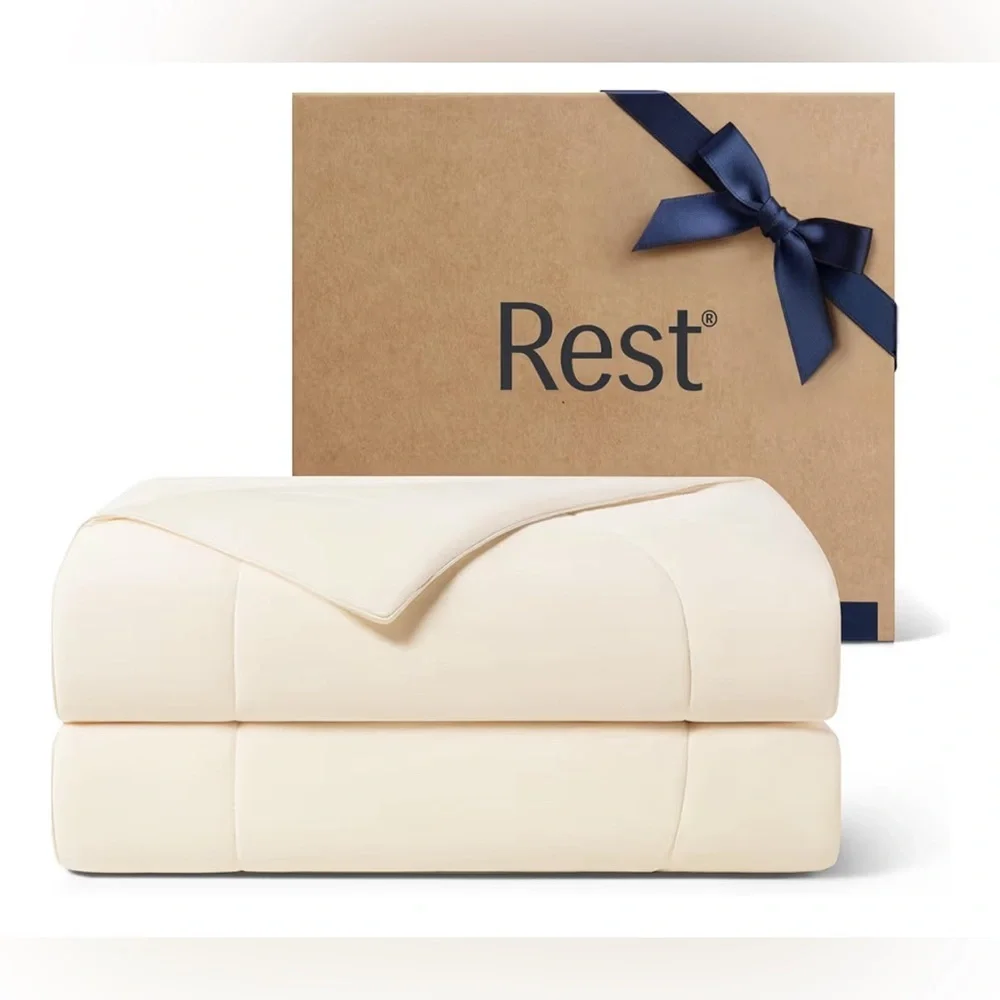 REST® Evercool® Cooling Comforter, Snow Ivory - King/CaliKing 106